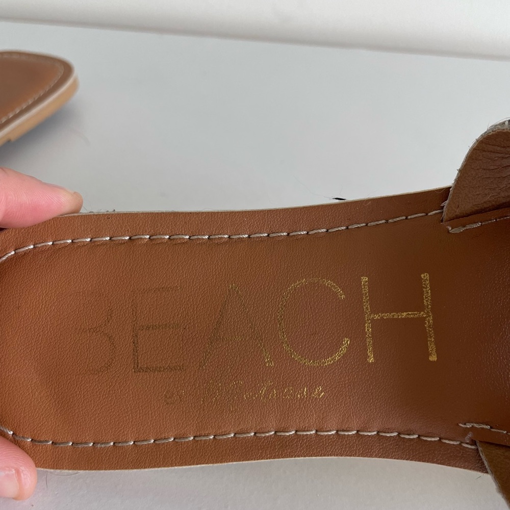 Beach by Matisse Calf Hair Cabana Slide Sandals - Picture 4 of 8